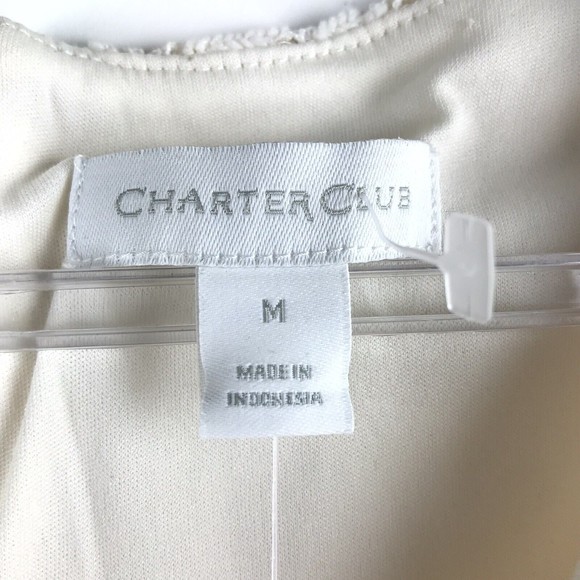 Charter Club Dress Womens /High Waist/ Shift Dress Size M Ivory Lace Sle… - Picture 6 of 7